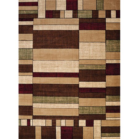 United Weavers 7 ft. 10 in. x 10 ft. 6 in. Contours Echelon Oversize Rug, Multicolor 702 33775 912